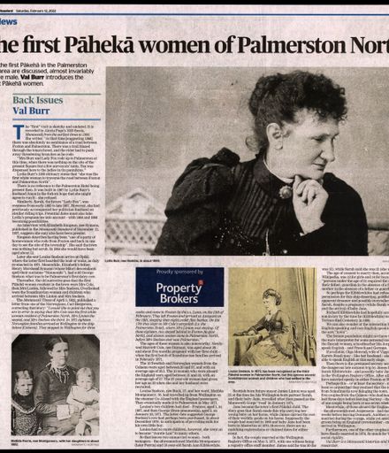 Back Issues: The first Pākehā women of Palmerston North