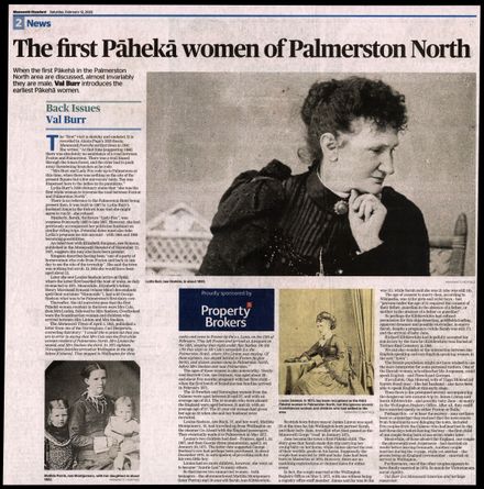 Back Issues: The first Pākehā women of Palmerston North