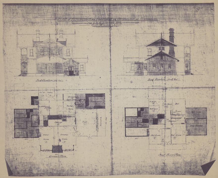 Plans, Nurses Convalescent Home at Caccia Birch Estate, 1945 2