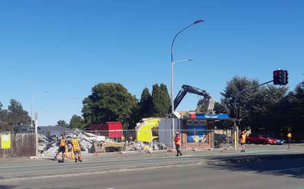 Building Demolition - Corner of College Street and Fitzherbert Avenue - Resource cover image