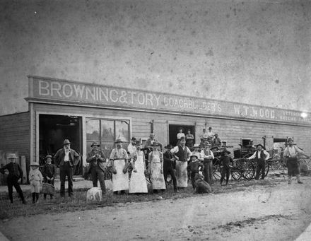Staff outside Browning and Tory Coachbuilders