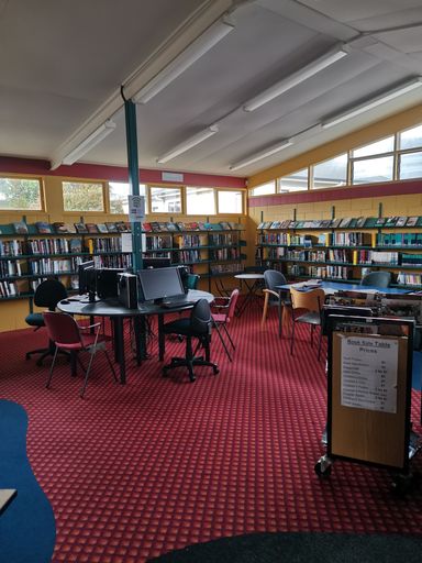 Awapuni Library - packed up for lockdown
