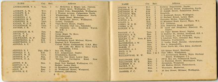 Wellington Infantry Regiment 1914-1918 booklet - 5