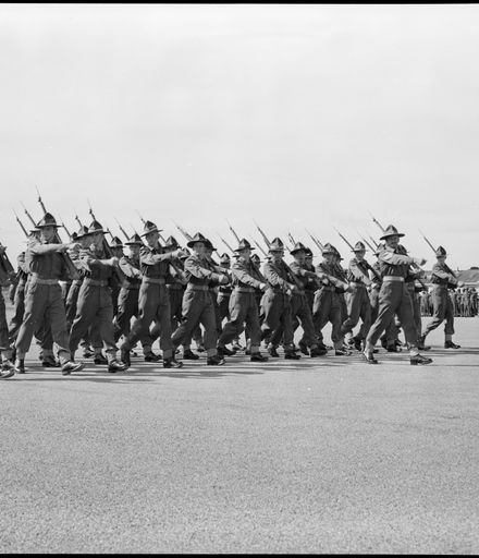 Troops Marching, 15th Intake, Central District Training Depot, Linton
