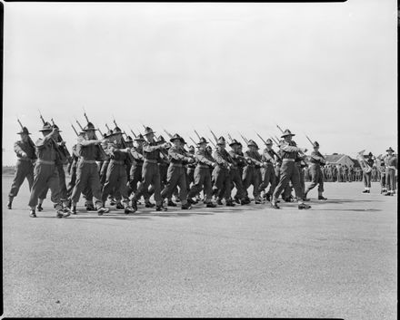 Troops Marching, 15th Intake, Central District Training Depot, Linton