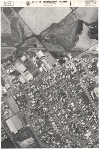 Aerial Map, 1986 - 9-8