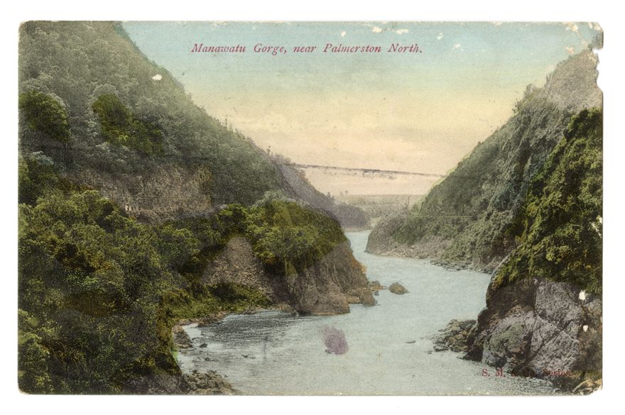 Postcard - The Gorge near Palmerston North