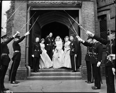 Military Guard of Honour at Wedding