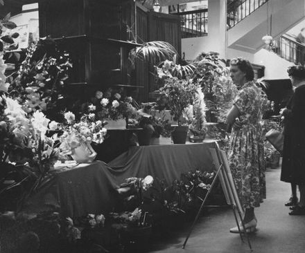 Flower display at C M Ross Co Ltd