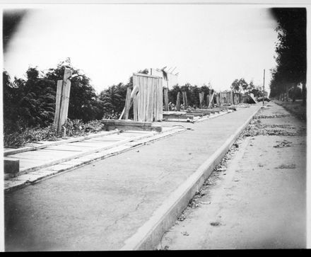 Storm Damaged Fences, Fitzherbert Avenue
