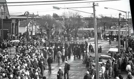 Police Lines in Cuba Street