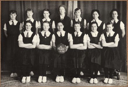Palmerston North Technical School Netball Team, 1936