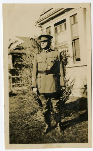 Andrews Collection: Unidentified Man in Uniform