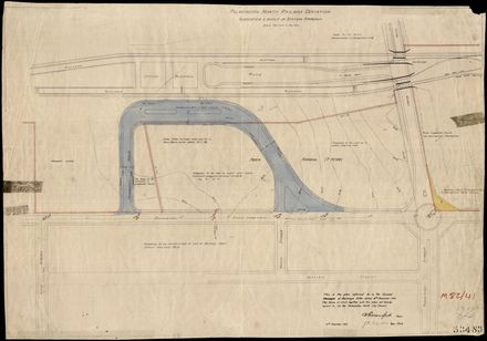 Palmerston North Railway Deviation. Suggested Layout of Station Approach