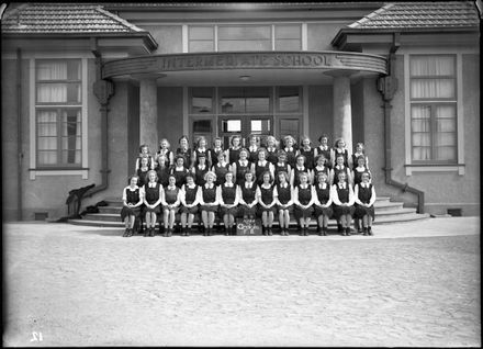 'Arataki' girls, Form II, Palmerston North Intermediate School