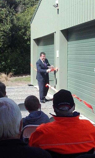 Opening of new depot at the Esplanade Scenic Railway