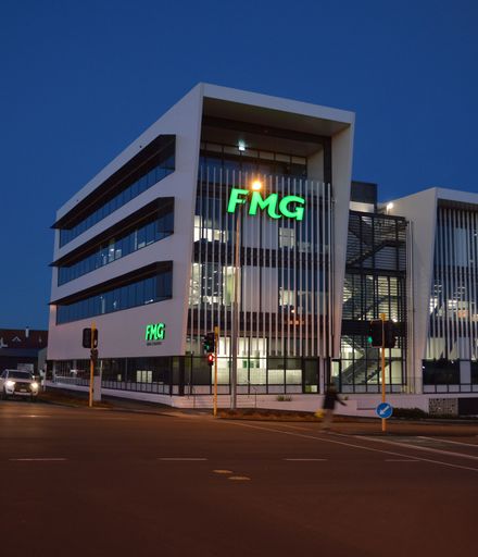 FMG Building by Night
