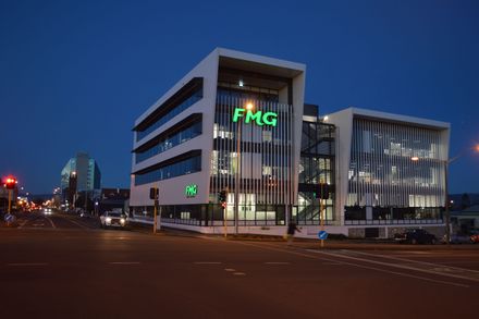 FMG Building by Night