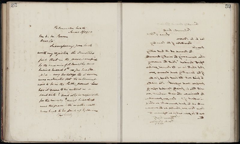 Outwards Correspondence of the Palmerston North Cemetery Trustees, 1898 -1902 86