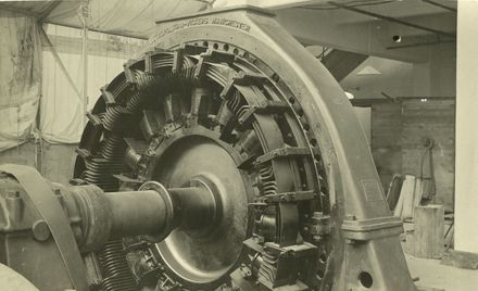 Generator at the Mangahao Electric Power Scheme