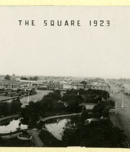 Panorama of The Square from the top of the Grand Hotel - 1923