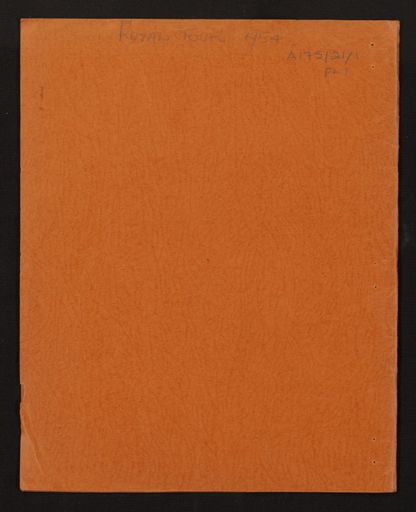 Schedule of Instructions and Details of Assembly for School Children for Royal Visit, 1954 26