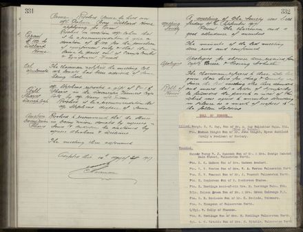 Manawatu Patriotic Society Minute Book (1916-1917) 167