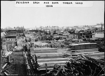 Timber Yard of Feilding Sash and Door Company Limited