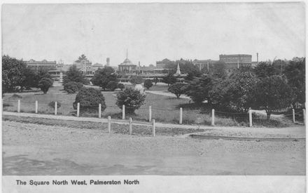 Looking Across The Square to Coleman Place