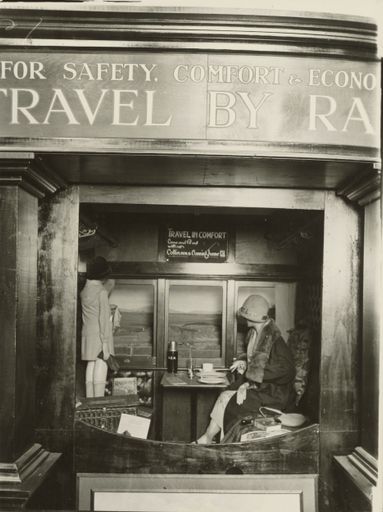 NZ Railway and Collinson and Cunninghame department store advertising display