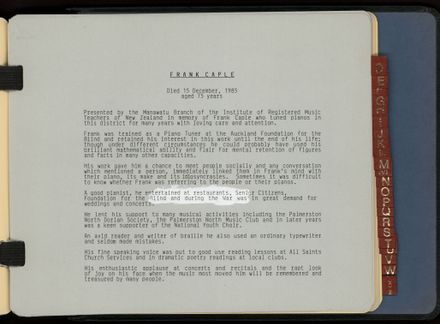 Memorial Book Register