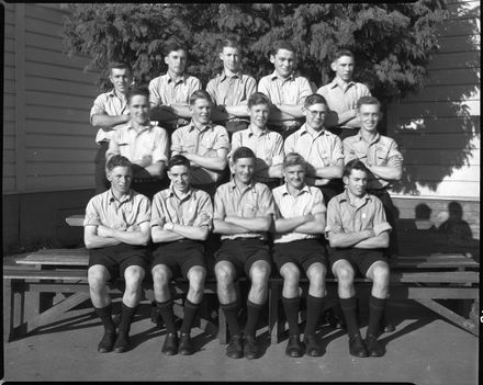 Group of Male Students, Palmerston North Technical High School