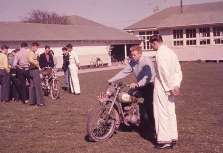 Palmerston North Motorcycle Training School - Class 19 - Kevin Westwood and Don Petersen