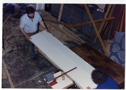 Manawatu Theatre Society Stage Crew During Set Construction – Little Shop of Horrors - Resource cover image