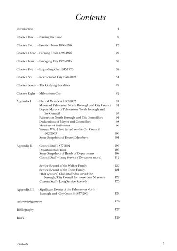 Council and Community: 125 Years of Local Government in Palmerston North 1877-2002 - Page 13