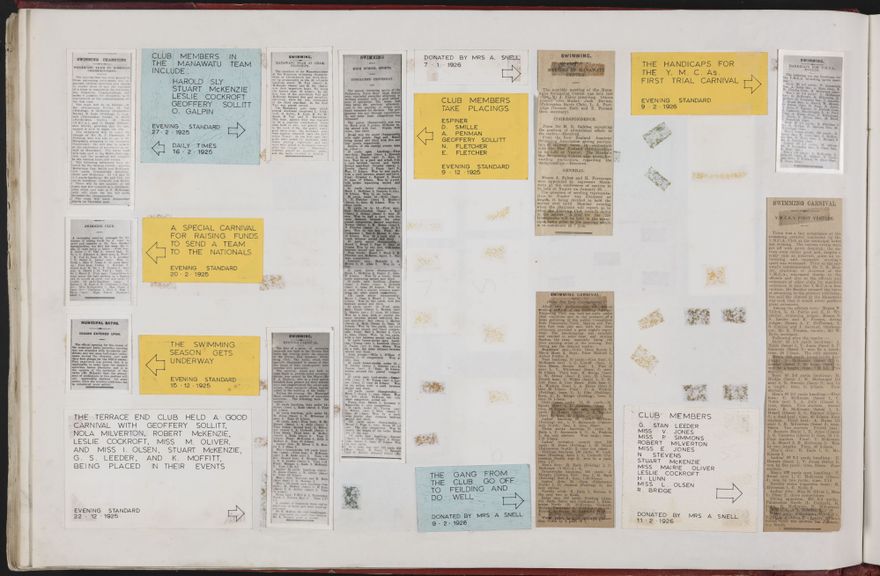 PN Amateur Swimming Club archive book
