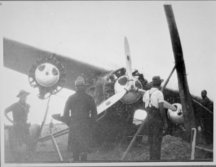 Sir Charles Kingsford Smith's "Southern Cross" aircraft, Milson Airport