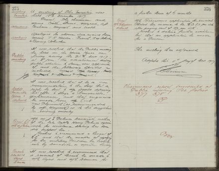 Manawatu Patriotic Society Minute Book (1916-1917) 189