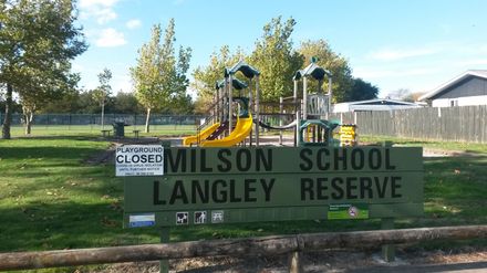 Langley Reserve cosed due to COVID-19 lockdown