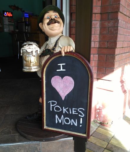 Local bar joins in the Pokémon craze