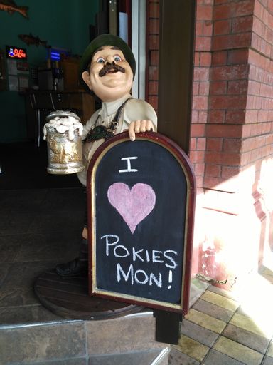 Local bar joins in the Pokémon craze