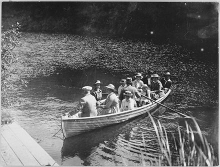 Boating in the Turitea Stream