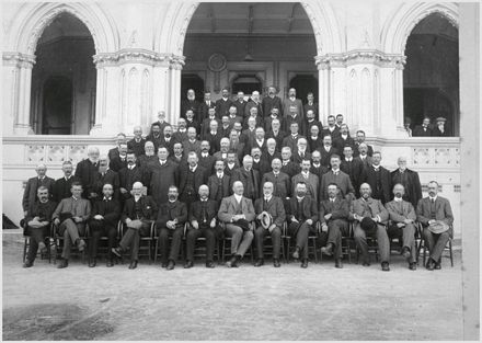 Hospital Conference delegates, General Assembly Library, Wellington