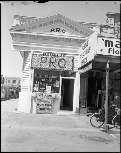 "Display Outside P.R.O Office" - Floral Festival