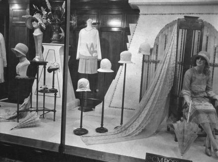 Window display at the C M Ross Co. Ltd, The Square