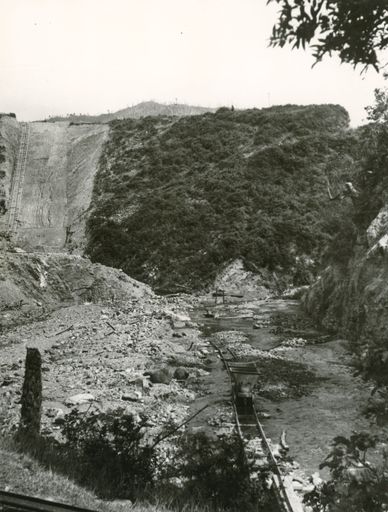 Site of Power House before Construction - Mangahao Electric Power Scheme