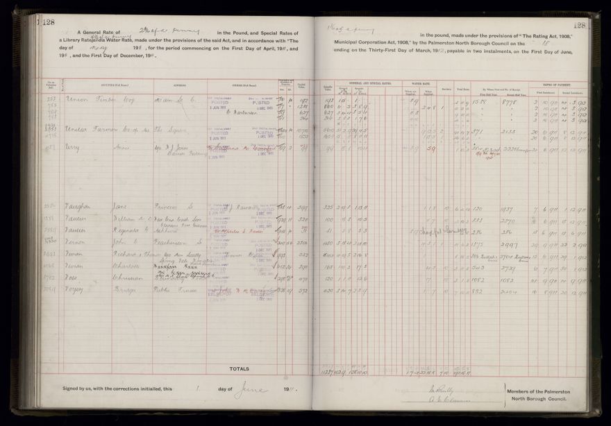 Rate book, 1911-1912 - 2021Pa_PNCC2-23-2-V19_034000-0131