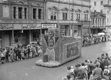 Jubilee float for Palmerston North's 75th celebrations