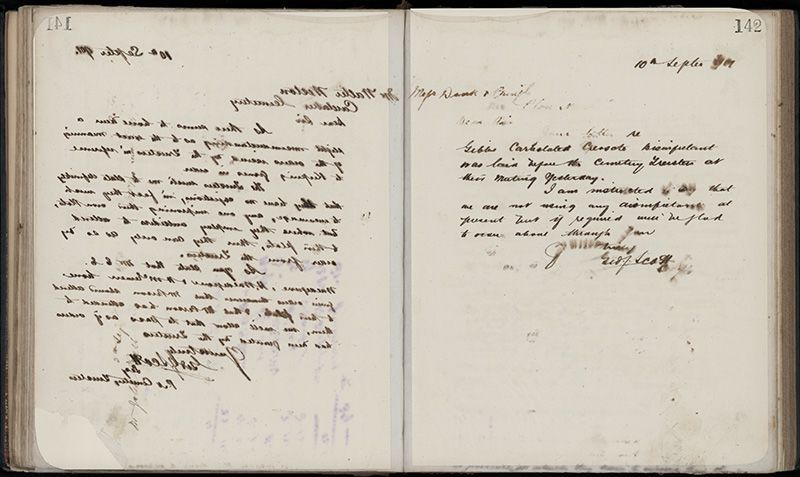 Outwards Correspondence of the Palmerston North Cemetery Trustees, 1898 -1902 169