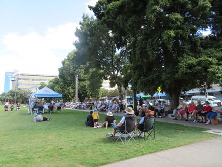 Virginia Military Institute Brass Ensemble perform in The Square